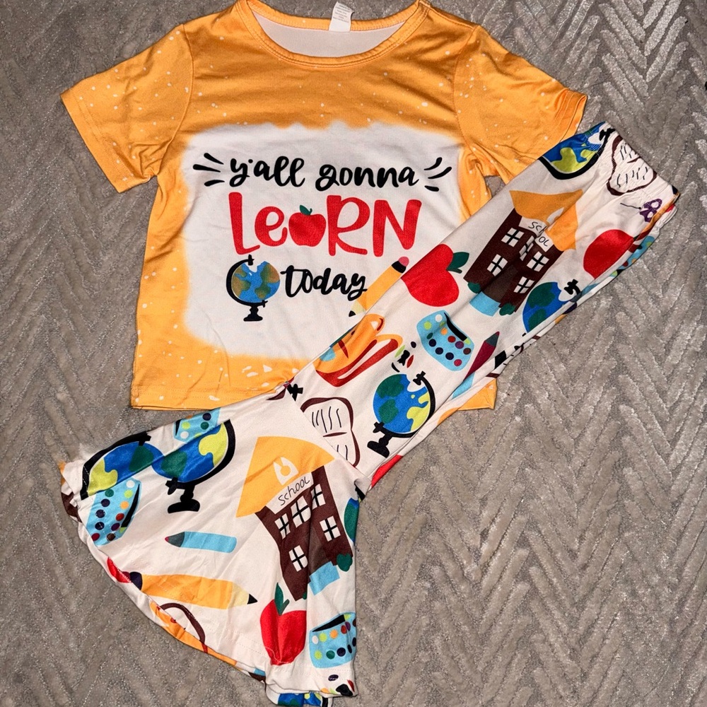 Yellow and Multicolor Kids Learning Set